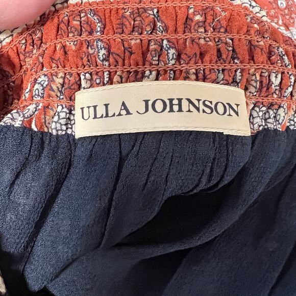 Ulla Johnson Imane Sun Dress Spaghetti Strap Floral Size 2 SIlk Flowy Boho Indie - Picture 7 of 12